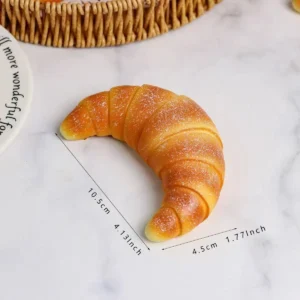 Antystresowa zabawka squishy toast powoli powracająca do kształtu Jasny róż