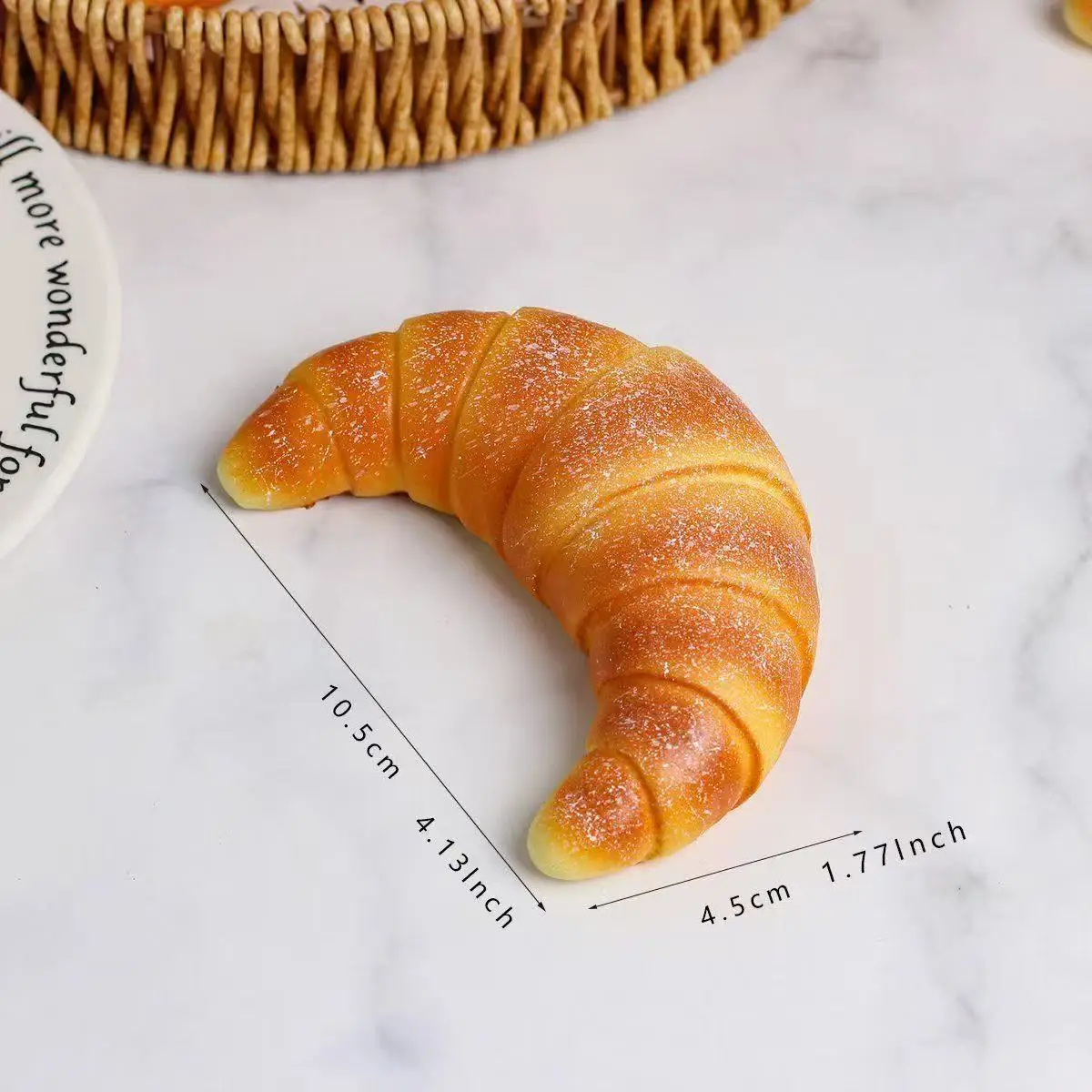 Antystresowa zabawka squishy toast powoli powracająca do kształtu Jasny róż