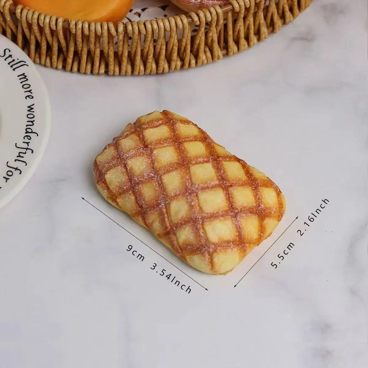 Antystresowa zabawka squishy toast powoli powracająca do kształtu Róża czerwona