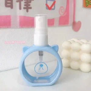 Wielorazowy atomizer podróżny 55 ml – butelka do perfum i kosmetyków Niebieski