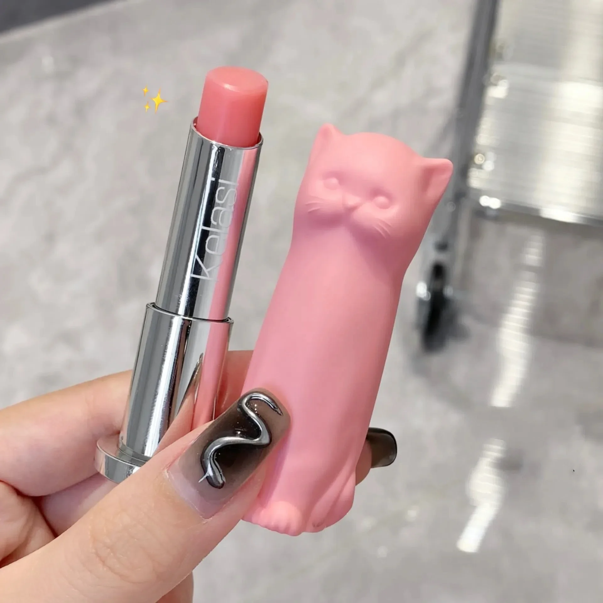 Balsam do ust nawilżający, odżywczy regenerujący lipgloss Pomarańczowy