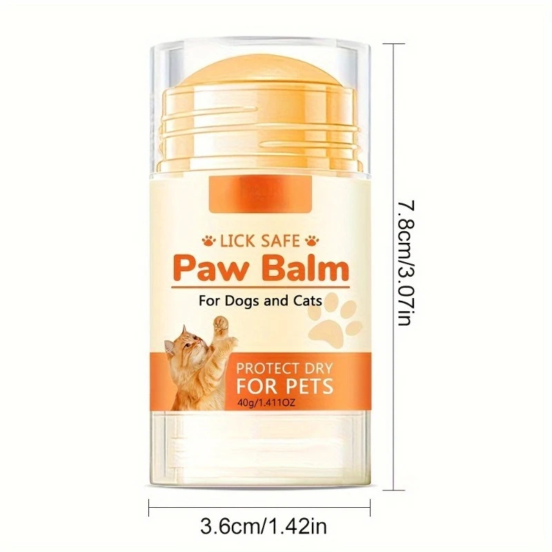 Balsam do Łap i Nosa dla Kota i Psa Nawilżający Biały