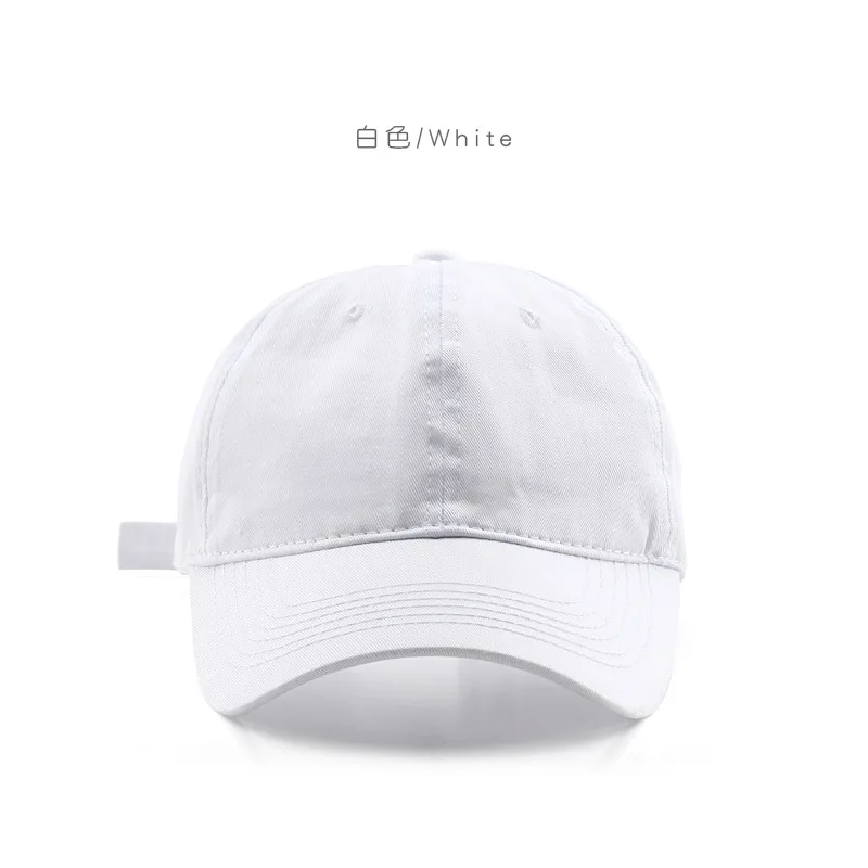 Bawełniana czapka z daszkiem snapback unisex Biały