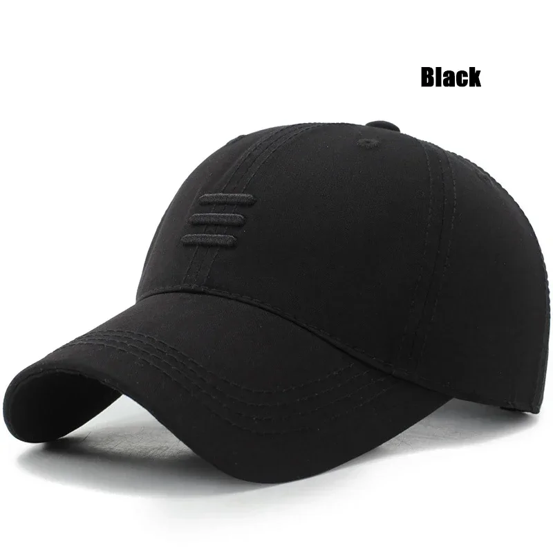 Bawełniana czapka z daszkiem snapback unisex Three Bars Czarny