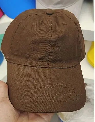 Bawełniana czapka z daszkiem snapback unisex Brązowy