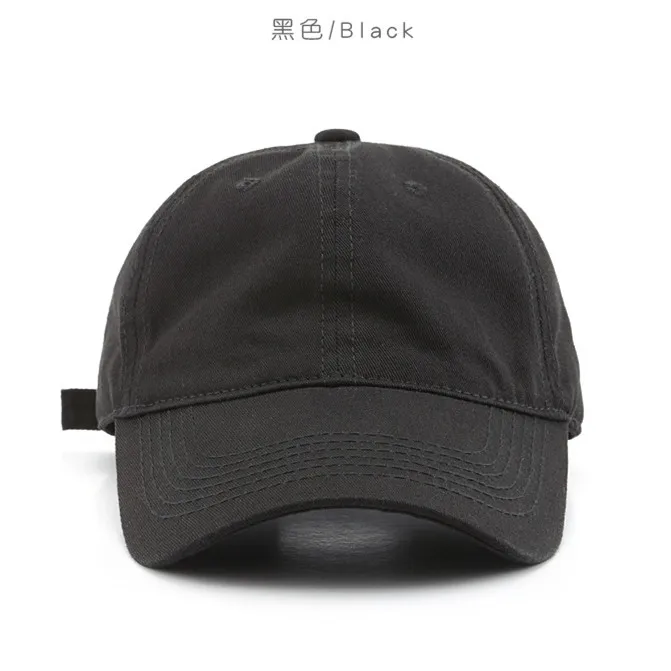 Bawełniana czapka z daszkiem snapback unisex Czarny