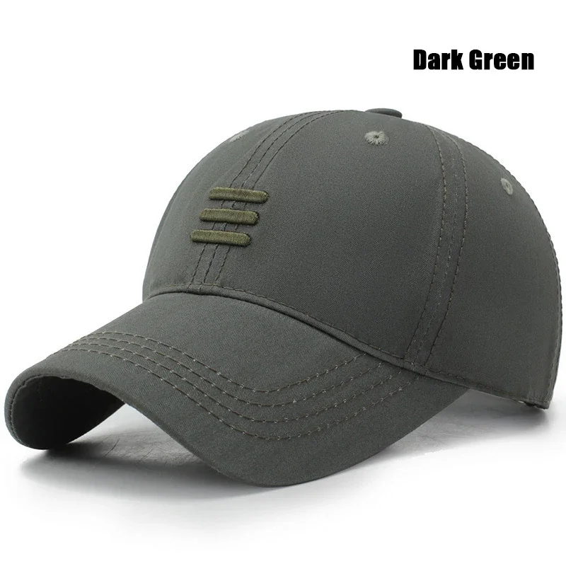 Bawełniana czapka z daszkiem snapback unisex Three Bars Ciemnozielony
