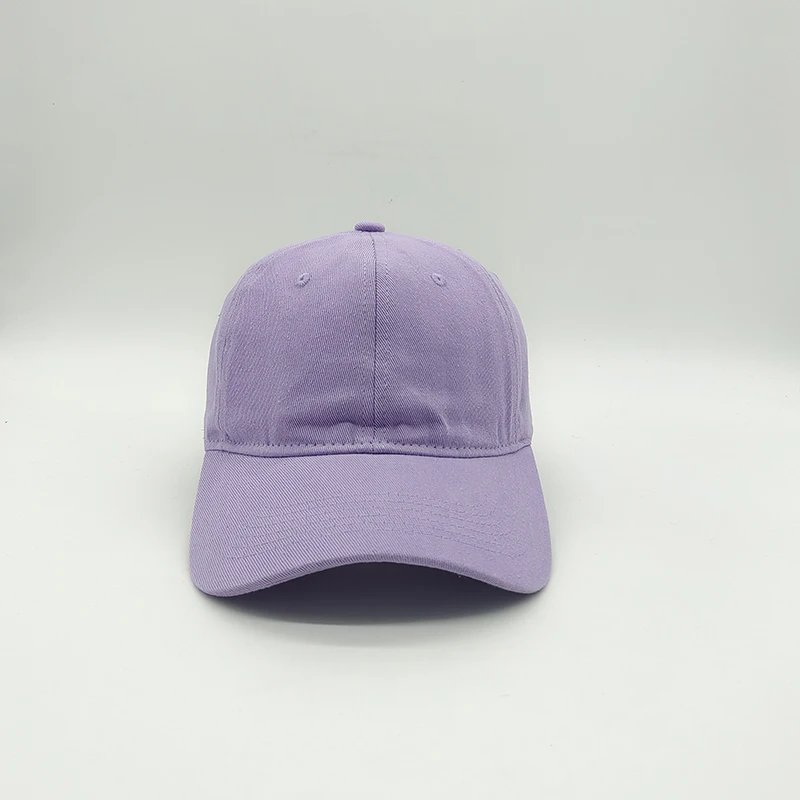 Bawełniana czapka z daszkiem snapback unisex Fioletowy