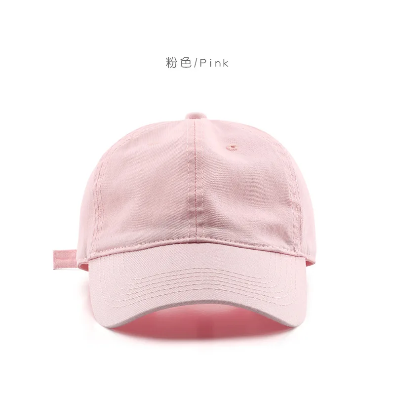 Bawełniana czapka z daszkiem snapback unisex Różowy