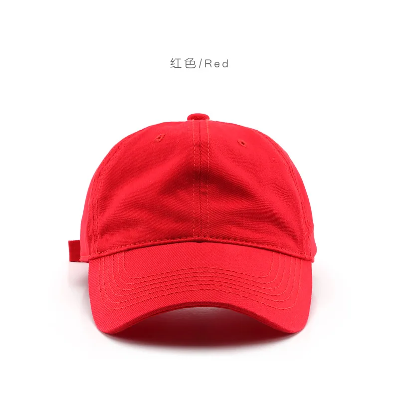 Bawełniana czapka z daszkiem snapback unisex Czerwony