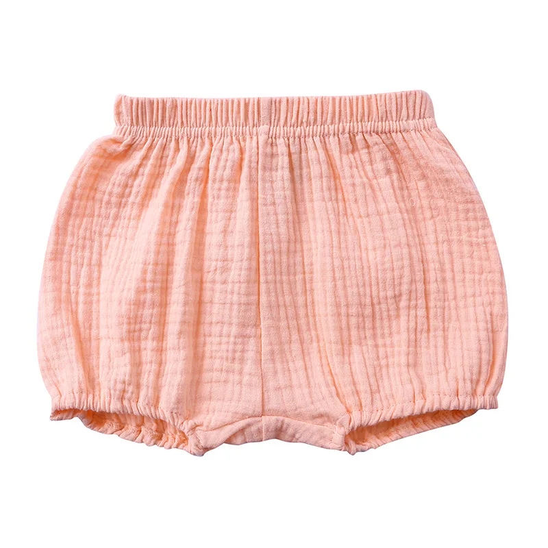 Bawełniane spodenki bloomers dla niemowląt i małych dzieci Różowy