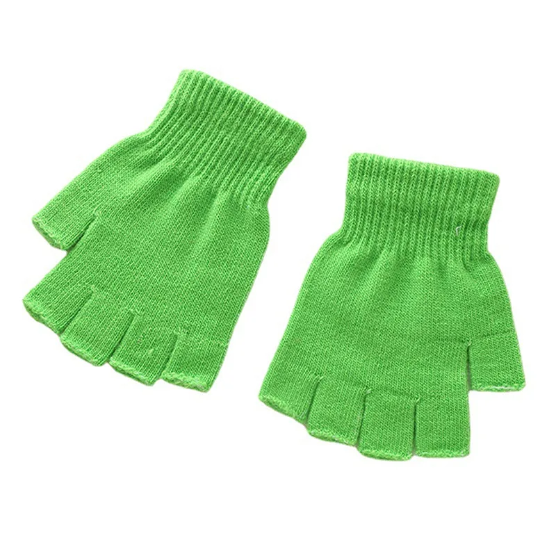Bawełniane rękawiczki bez palców unisex ciepłe robocze Khaki