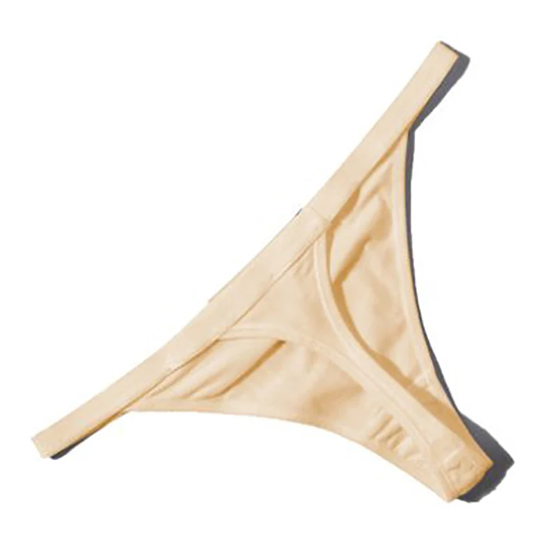 Bawełniane stringi damskie bezszwowe Skin