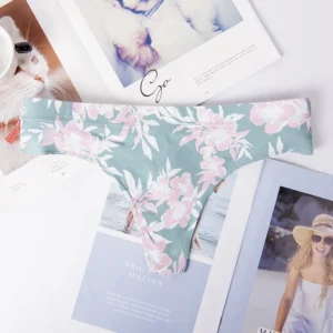 Bawełniane stringi damskie niskiej talii – oddychająca bielizna bikini Różowy
