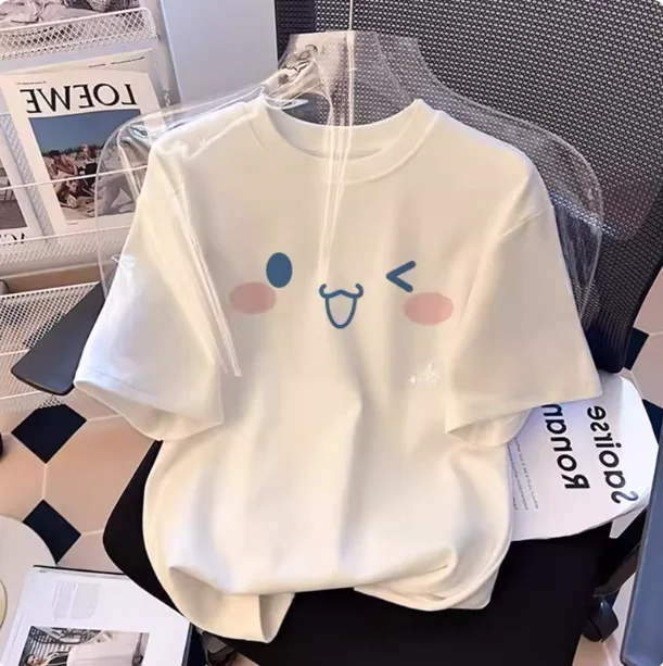 Bawełniany T-shirt Sanrio Cinnamoroll, rodzinny Cmtpxy14999