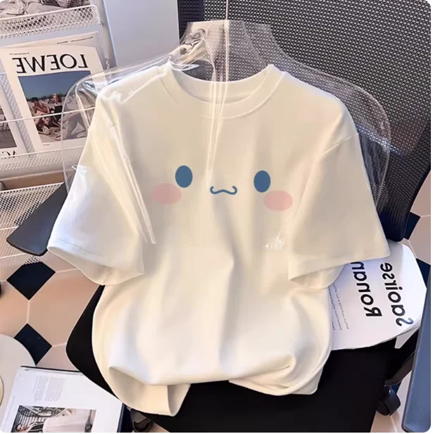 Bawełniany T-shirt Sanrio Cinnamoroll, rodzinny Cmtpxy15000