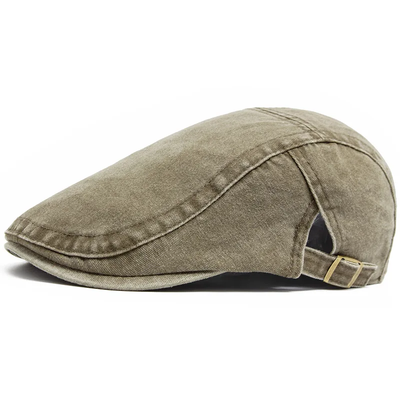 Beret malarski unisex - bawełniana czapka w stylu retro Jak na zdjęciu