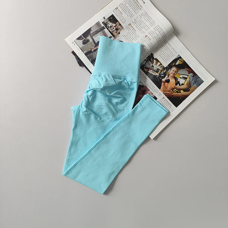 Bezszwowe legginsy do jogi z wysokim stanem push-up Hulan