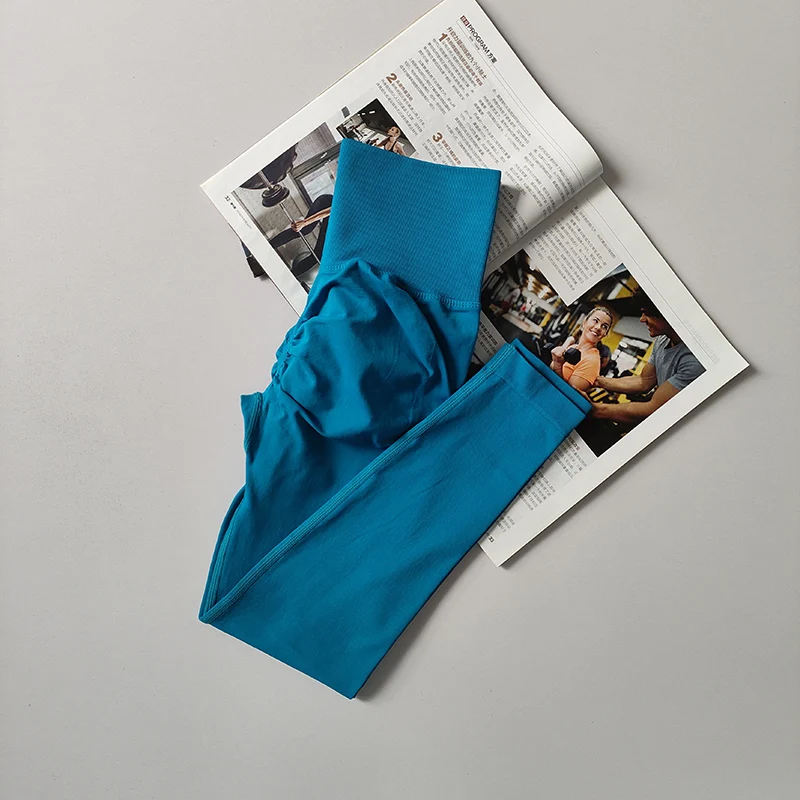 Bezszwowe legginsy do jogi z wysokim stanem push-up Konglan