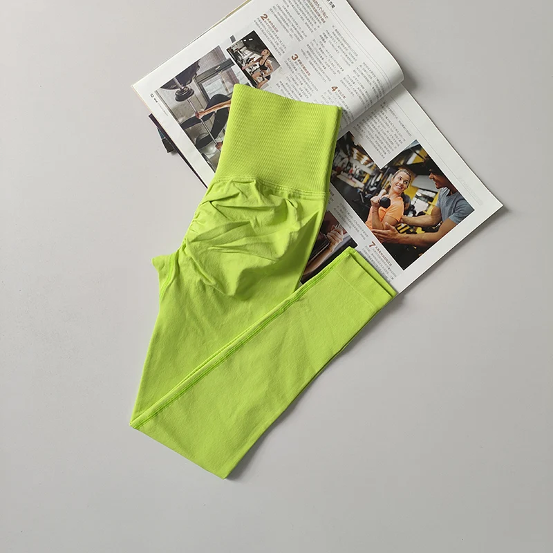 Bezszwowe legginsy do jogi z wysokim stanem push-up Yinglv