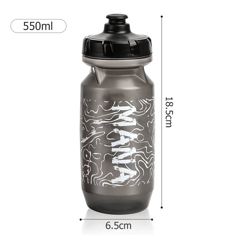 Bidon rowerowy MANA 550 ml MTB szosowy plastikowy Szary