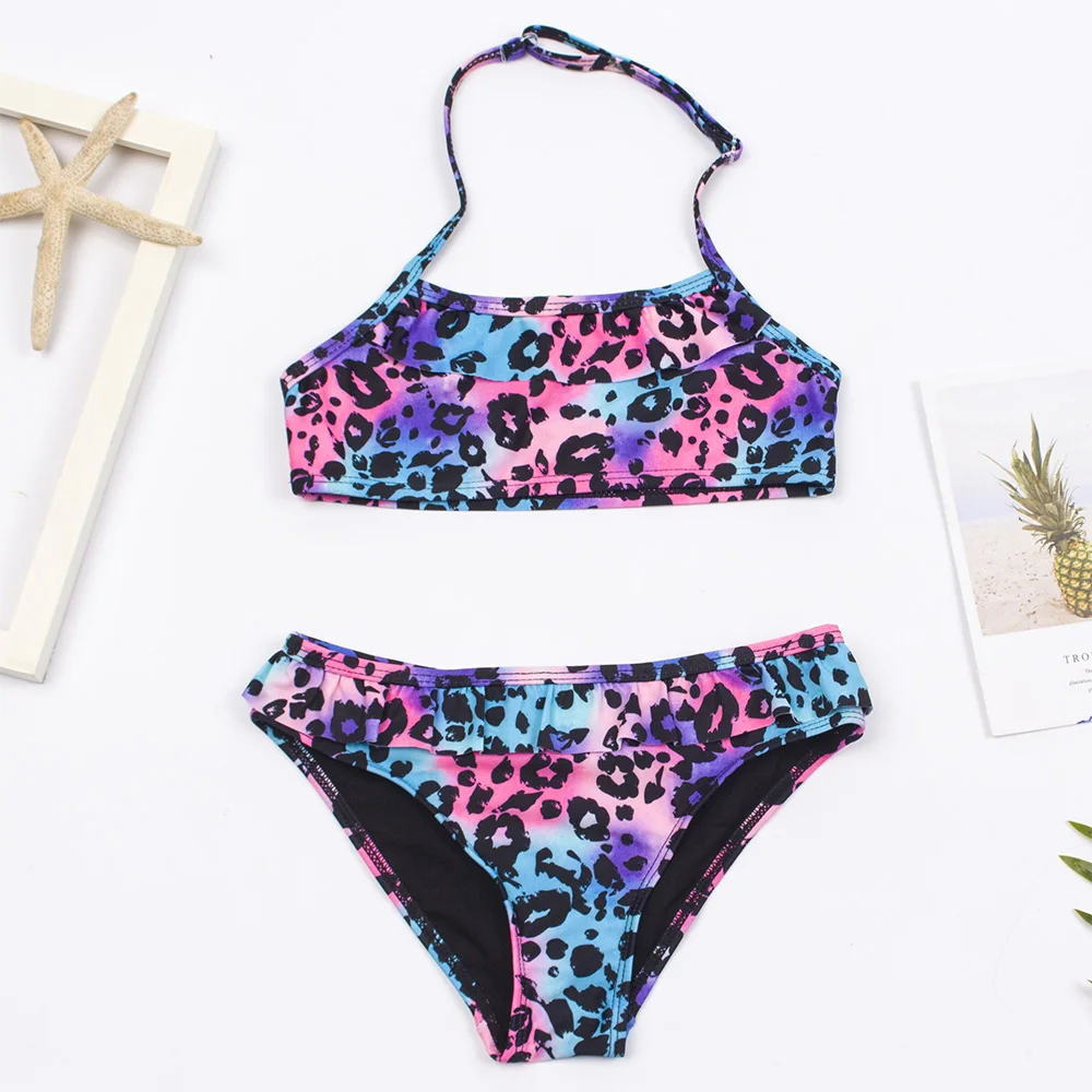 Bikini dla dziewczynki z motywem motyla Czarny