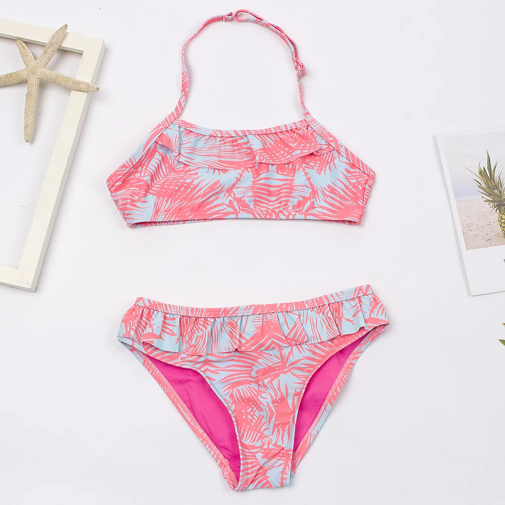 Bikini dla dziewczynki z motywem motyla Niebieski