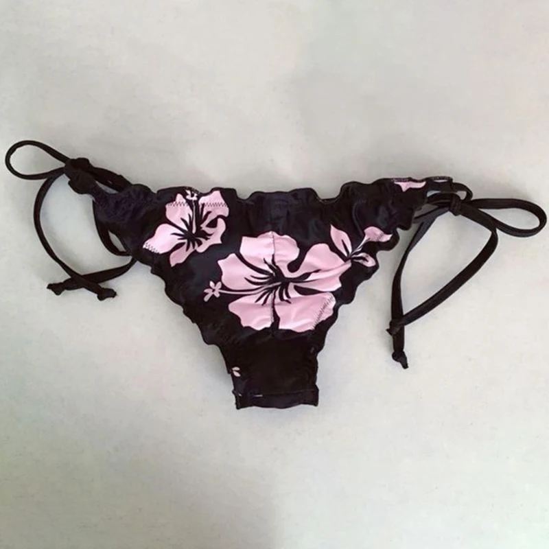 Bikini dwuczęściowe w kratę damskie letnie Brązowy