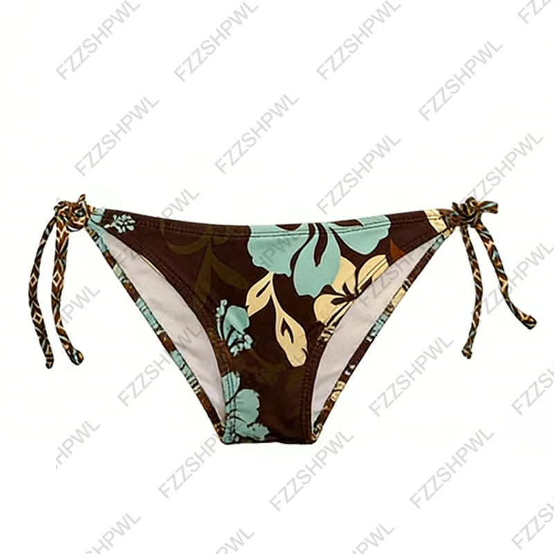 Bikini dwuczęściowe w kratę damskie letnie Niebieski