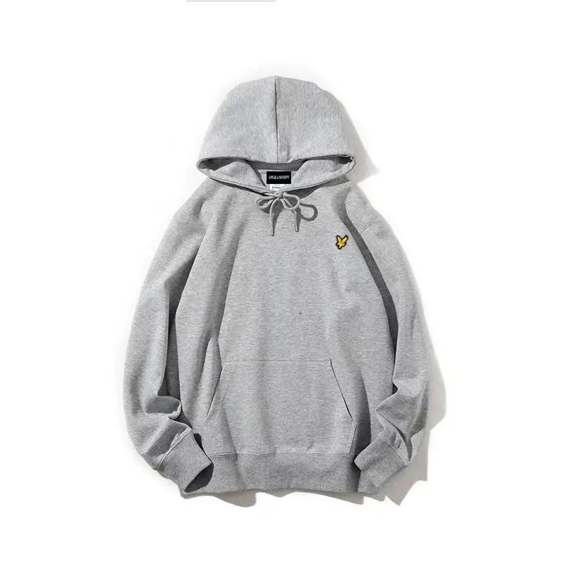 Bluza z kapturem męska bawełniana z haftowanym logo orła 3