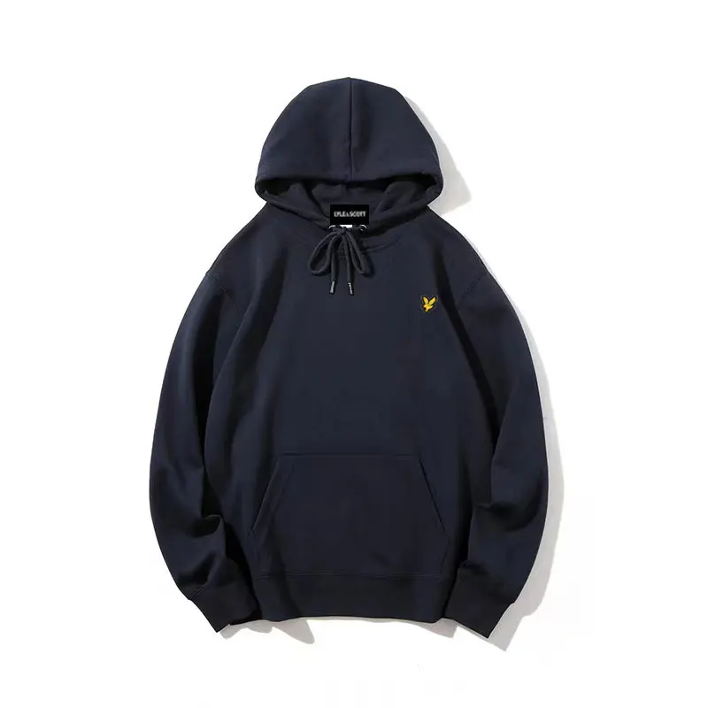 Bluza z kapturem męska bawełniana z haftowanym logo orła 7