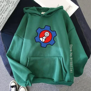 Bluza z kapturem SK8 the Infinity Reki cosplay Ciemnozielony