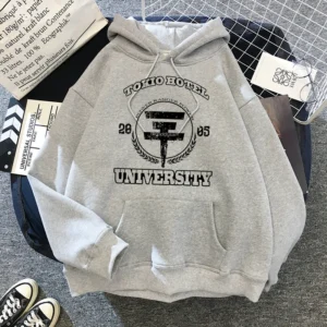 Bluza unisex w stylu Y2K z nadrukiem zespołu 14016