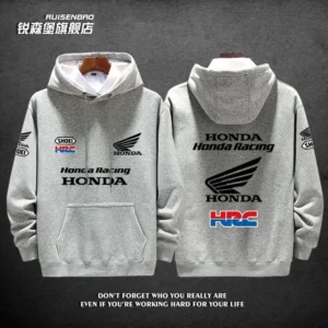 Bluza z kapturem Honda Racing – ciepła bluza sportowa unisex 4