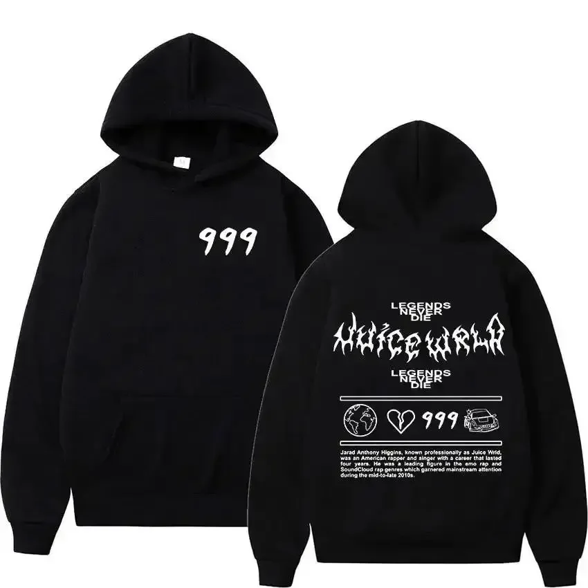 Bluza z kapturem Juice WRLD w stylu streetwear 6