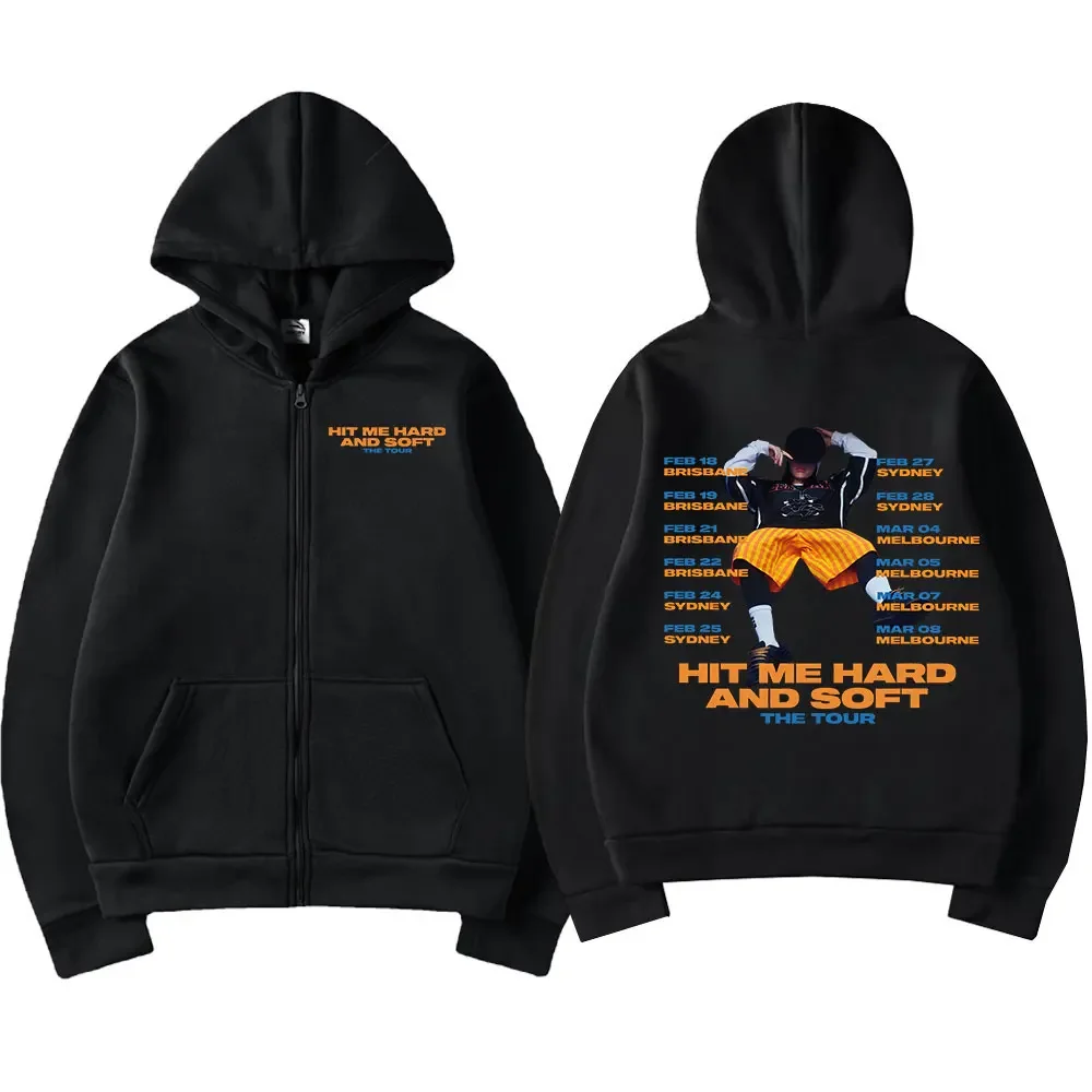 Bluza z kapturem na zamek w stylu hip-hop - unisex 17