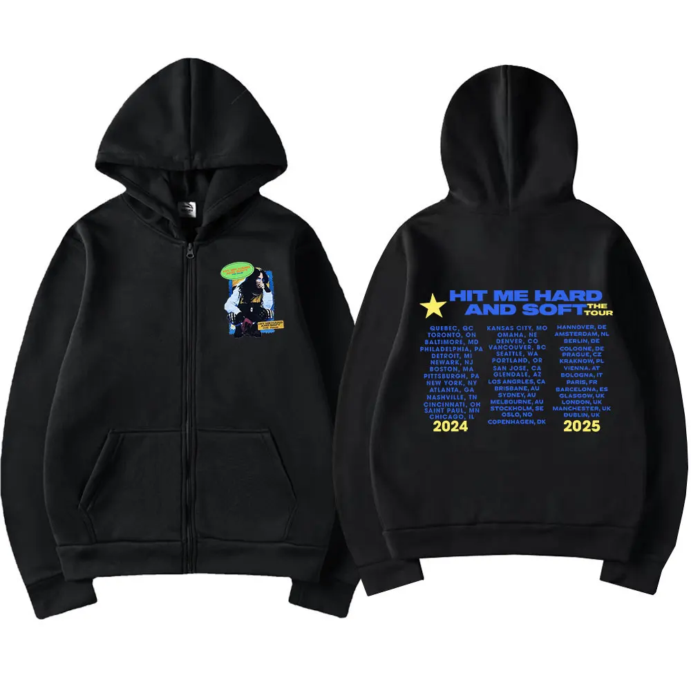 Bluza z kapturem na zamek w stylu hip-hop - unisex 18