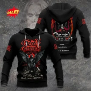 Bluza z kapturem z nadrukiem 3D Ozzy Osbourne - unisex Dhf5j25151b1