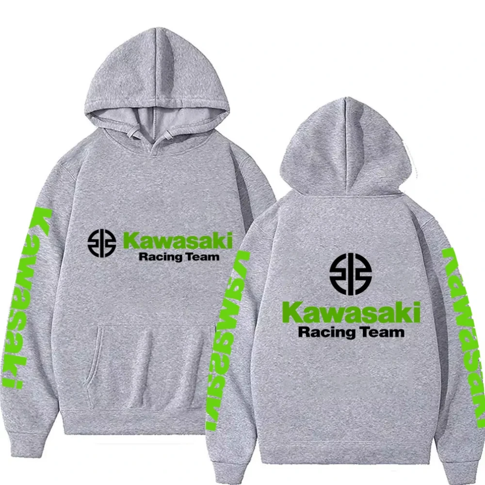 Bluza z kapturem z nadrukiem motocyklowym dla par 2