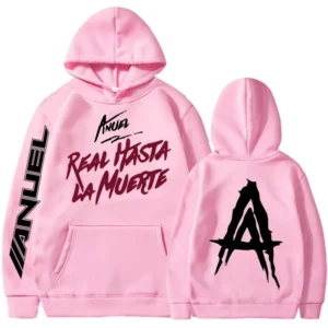 Bluza z kapturem z nadrukiem - streetwear unisex 2d823dh928kr