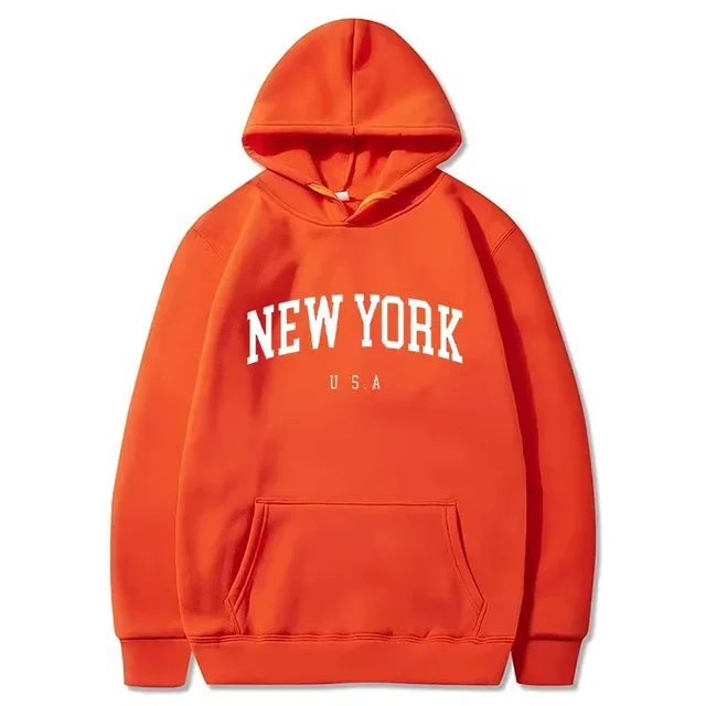 Bluza z kapturem New York USA z nadrukiem, unisex 0