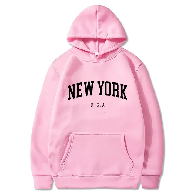 Bluza z kapturem New York USA z nadrukiem, unisex 13