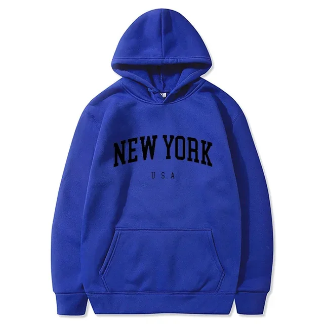 Bluza z kapturem New York USA z nadrukiem, unisex 4