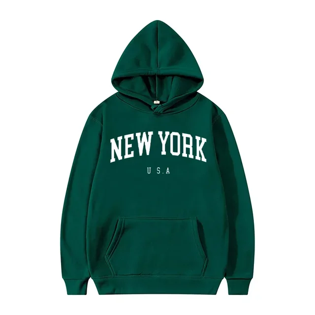 Bluza z kapturem New York USA z nadrukiem, unisex 6