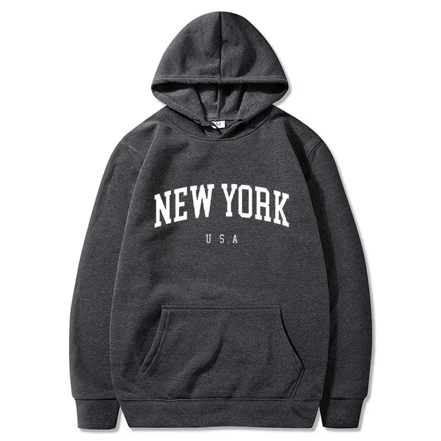 Bluza z kapturem New York USA z nadrukiem, unisex 9