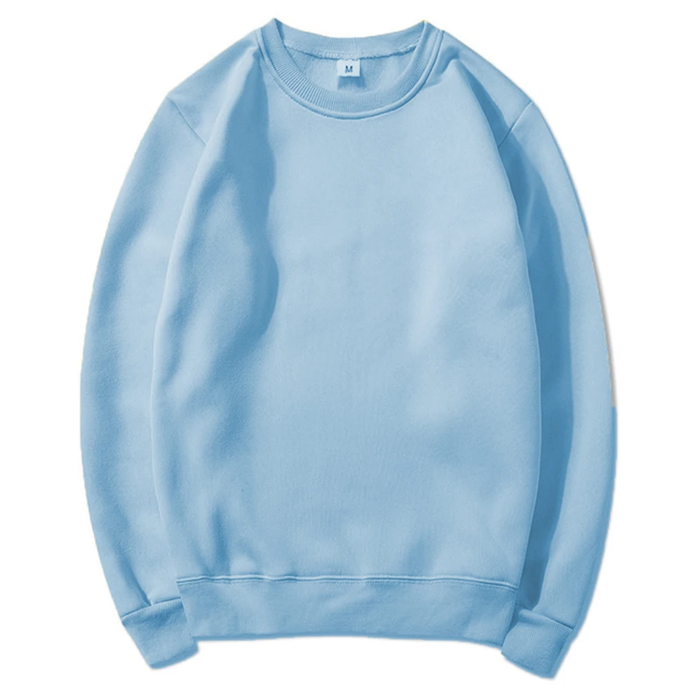 Bluza z kapturem streetwear unisex – casualowa bluza na co dzień Jasnoniebieski