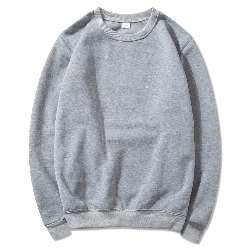 Bluza z kapturem streetwear unisex – casualowa bluza na co dzień Jasnoszary