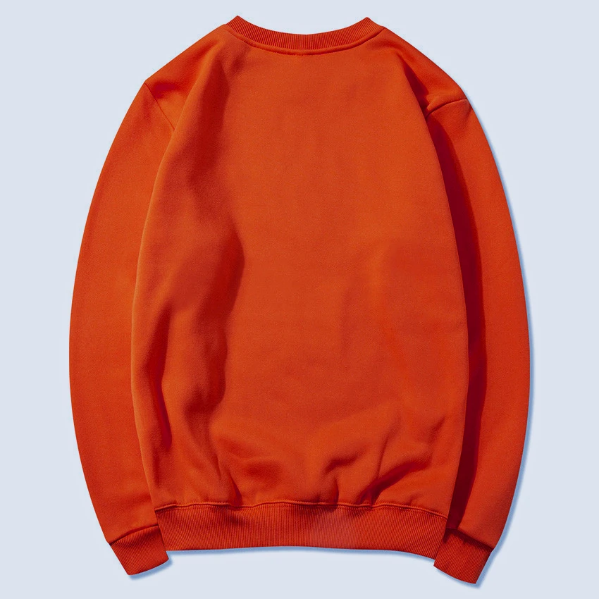 Bluza z kapturem streetwear unisex – casualowa bluza na co dzień Pomarańczowy