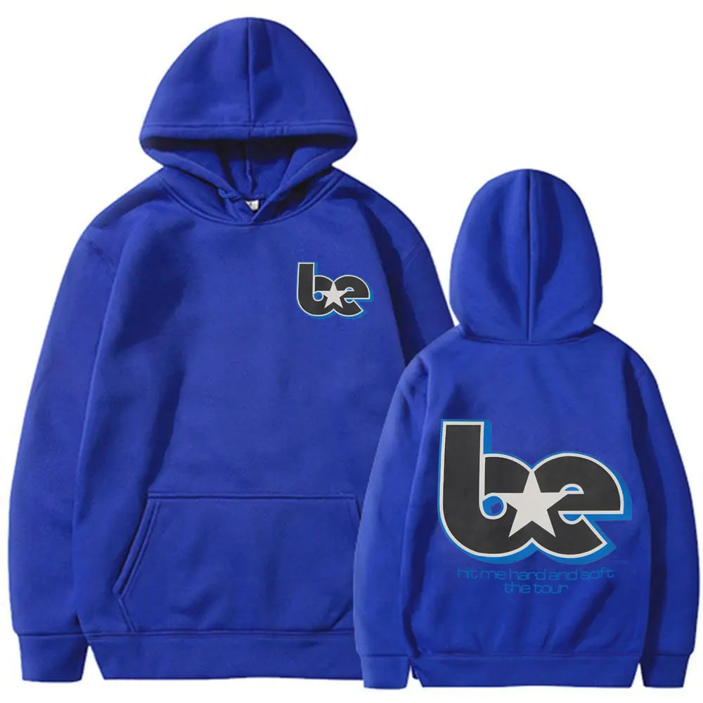 Bluza z kapturem unisex w stylu Harajuku Niebieski
