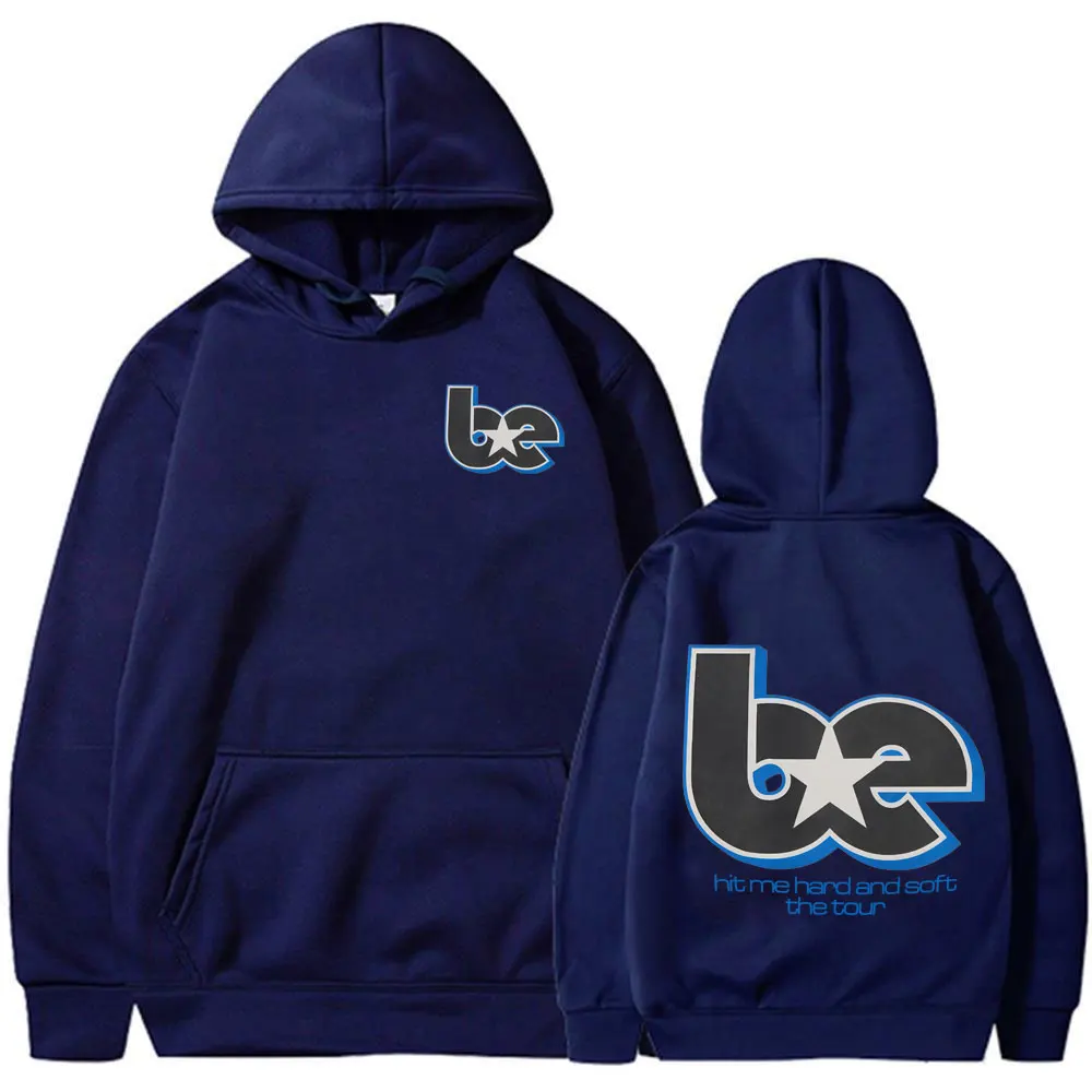 Bluza z kapturem unisex w stylu Harajuku Granatowy
